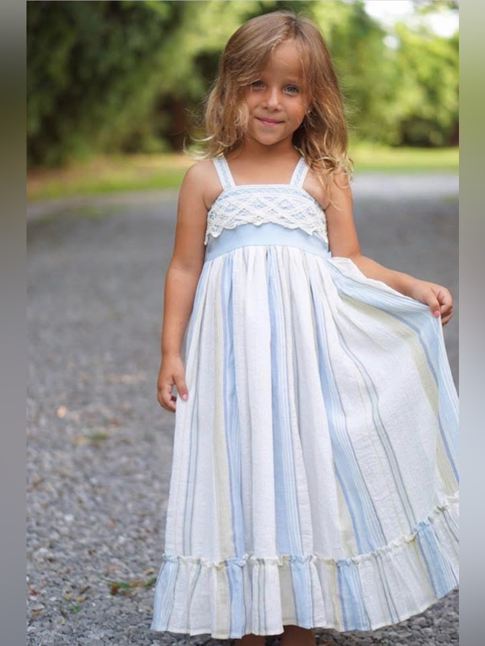 Girls Well Dressed Wolf “Cameron” Maxi Dress Size 5